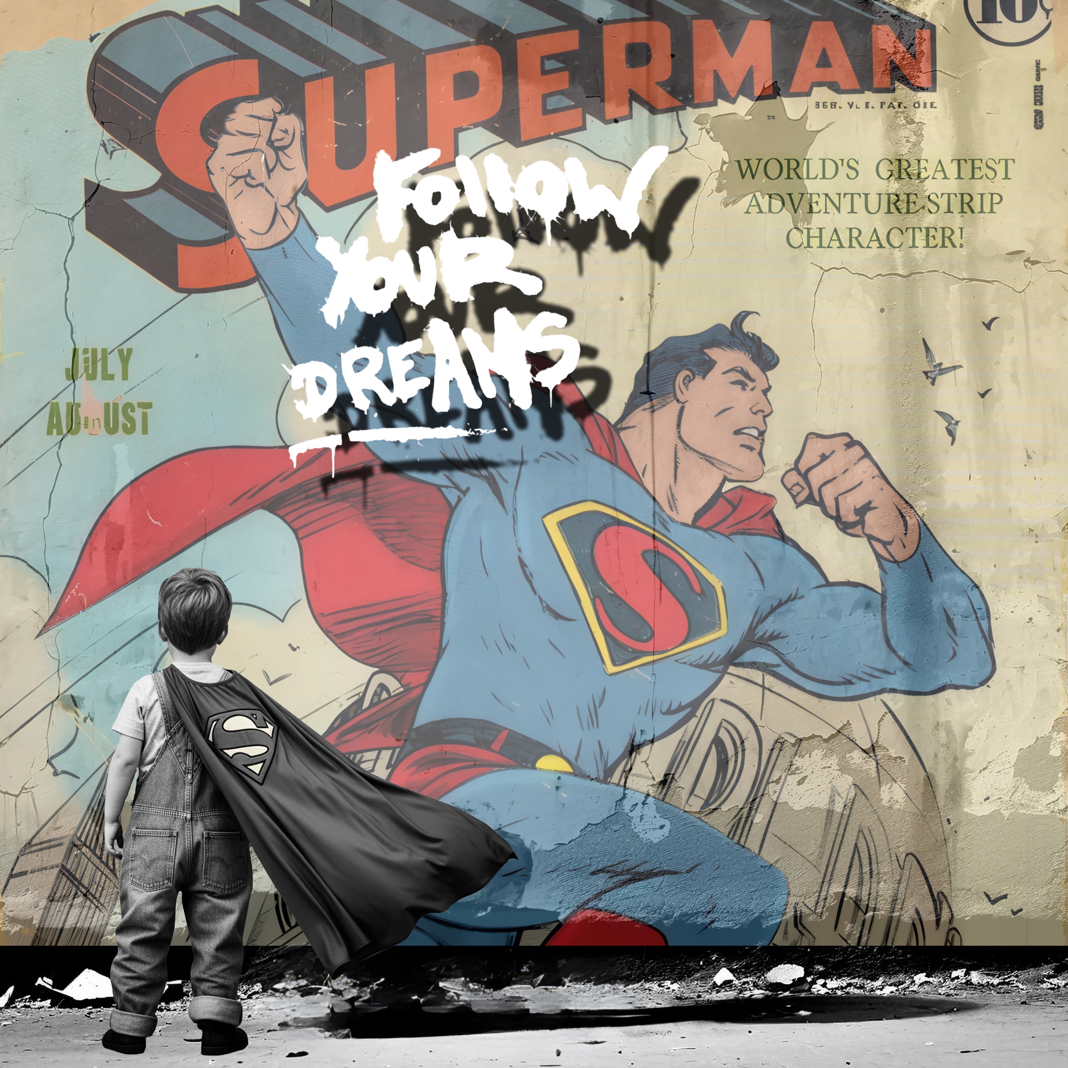 SUPERMAN FOLLOW YOUR DREAMS