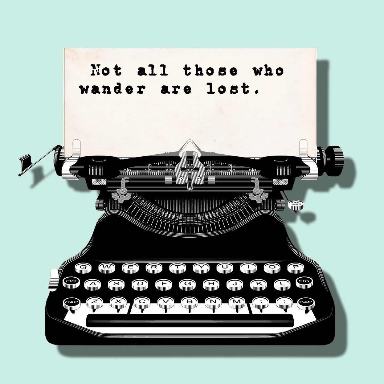 TYPEWRITER QUOTE 8
