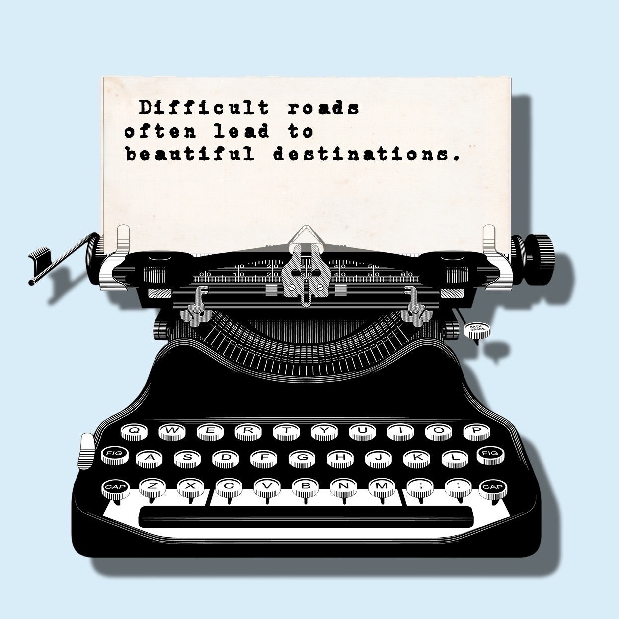 TYPEWRITER QUOTE 6