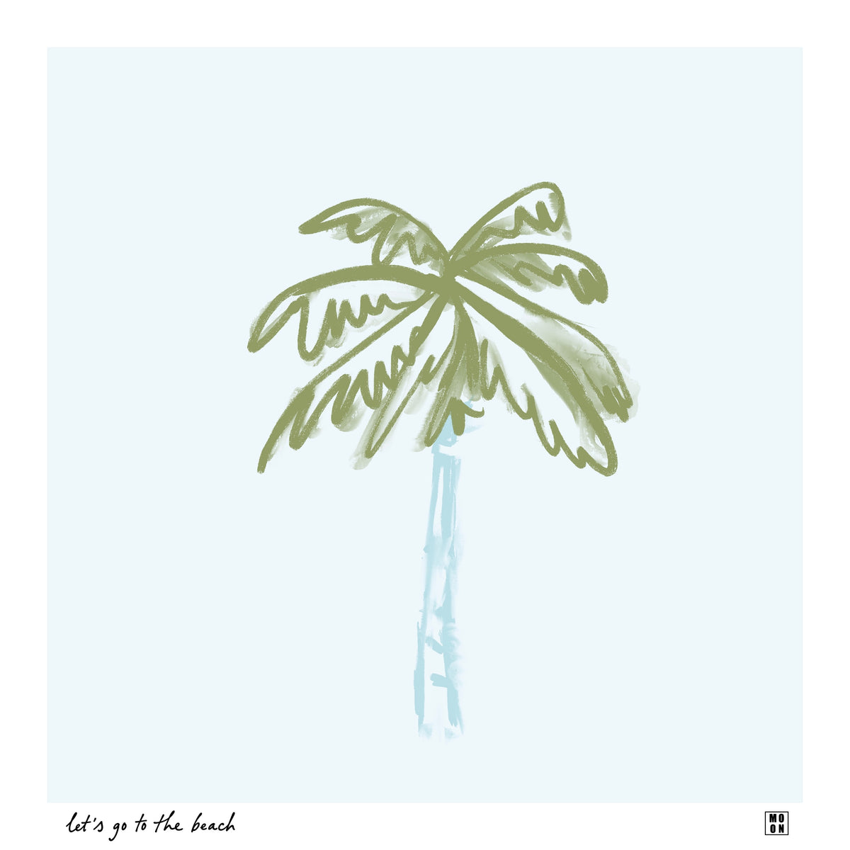 LET'S GO TO THE BEACH - BLUE