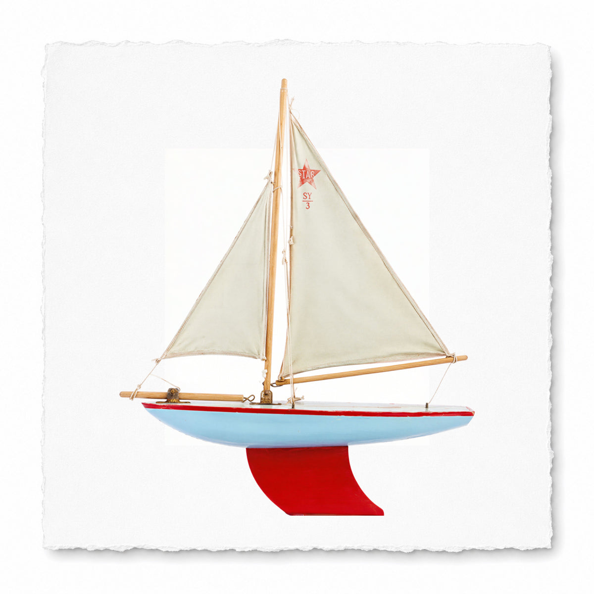 star yacht blue red