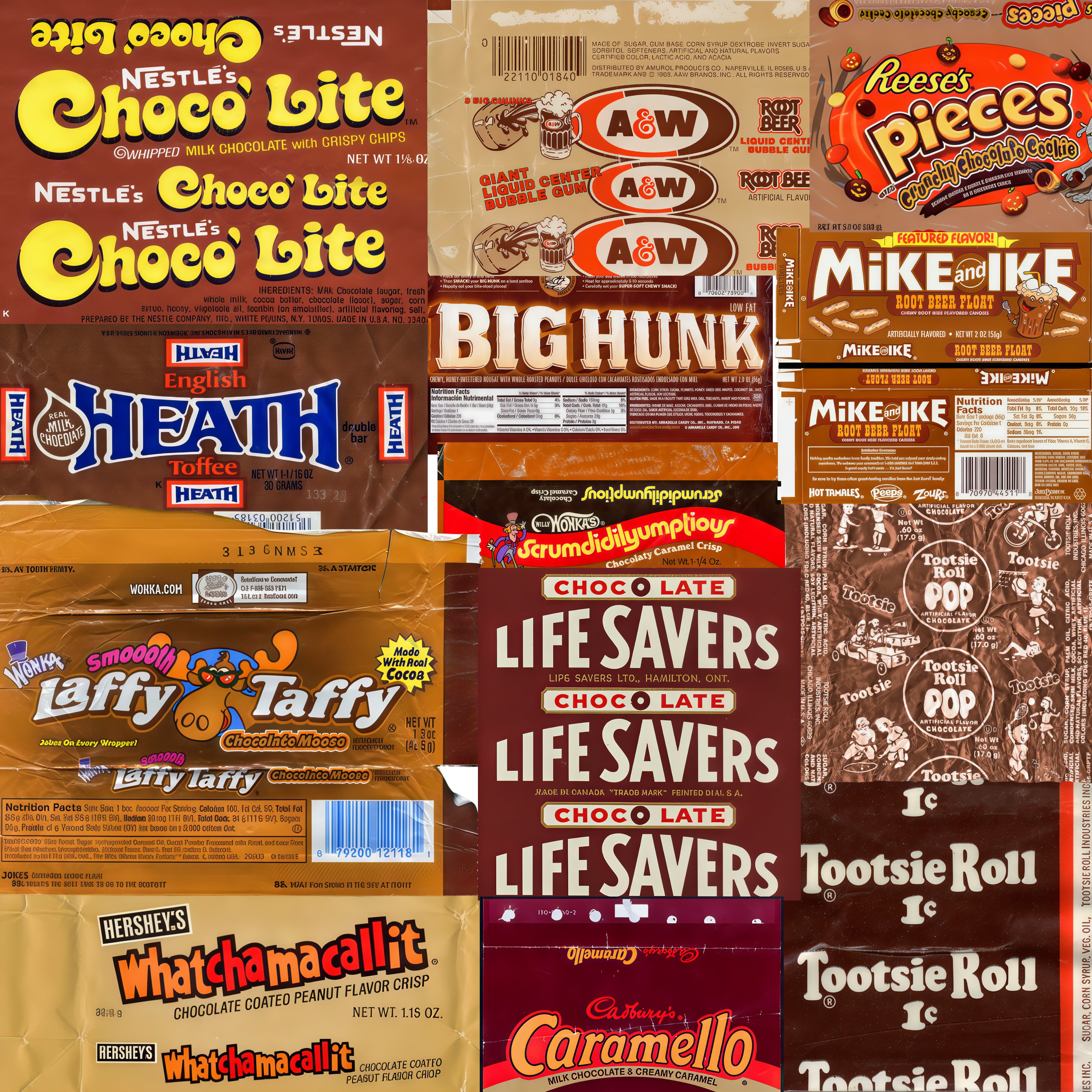 VINTAGE CANDY WRAPPER 2