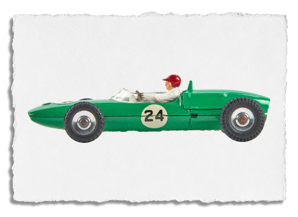 vintage race car test horizontal